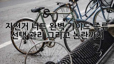 자전거 너트 완벽 가이드: 종류, 선택, 관리, 그리고 논란까지